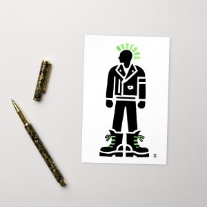 Punktogramm Standard-Postkarte