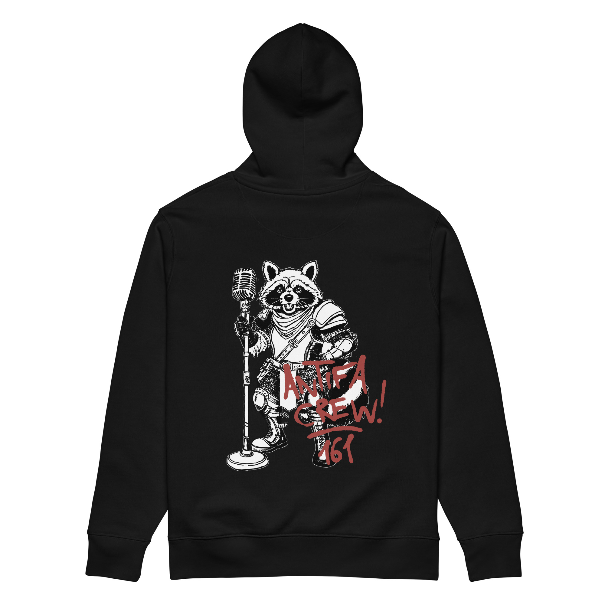 Antifa Crew Bio-Vegan-Unisex-Hoodie – Bild 2