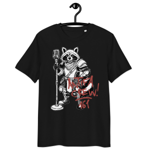 Waschbarde Antifa Crew Unisex-Bio-Vegan-T-Shirt