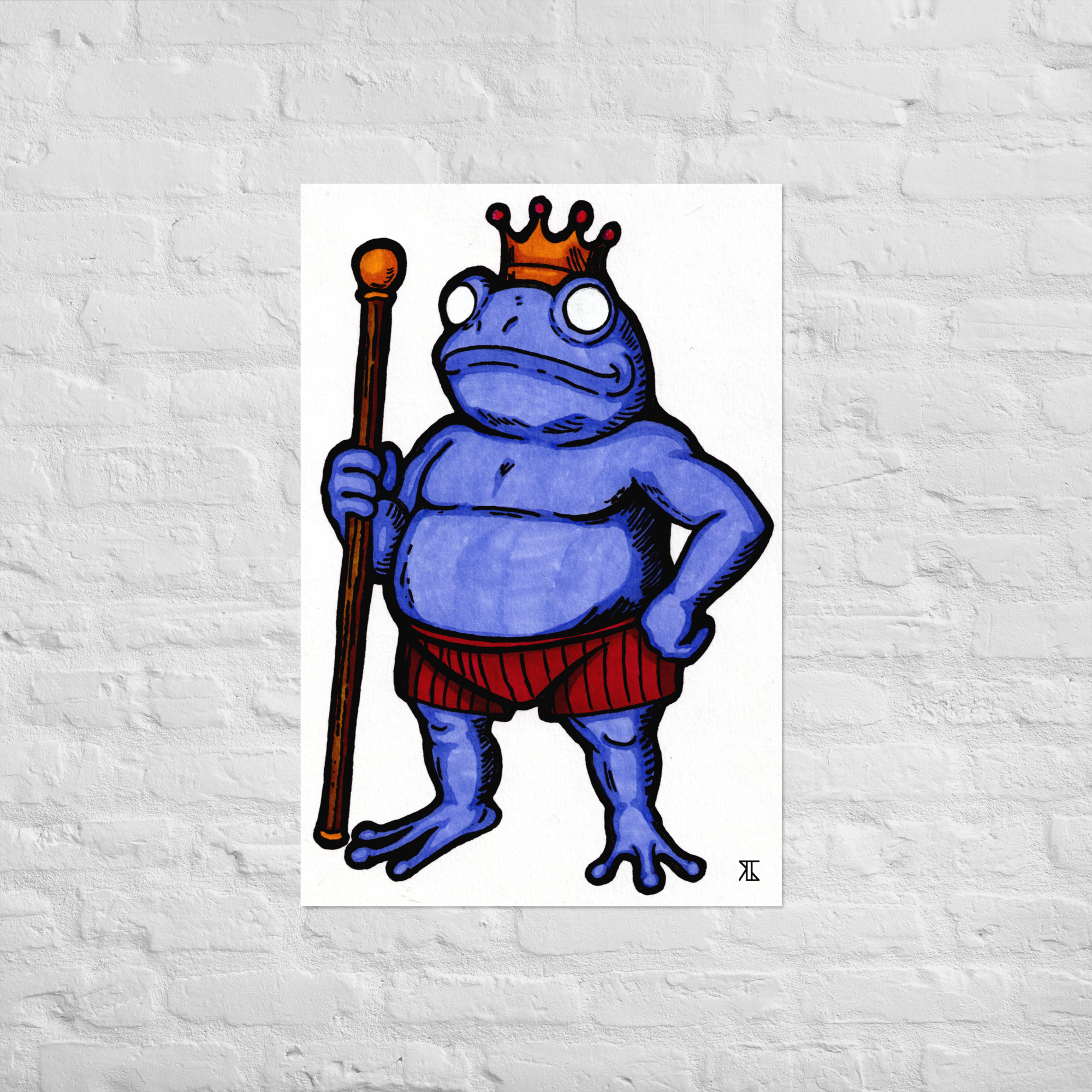 Froschkönig Blau