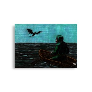 Der lange See Kunstdruck