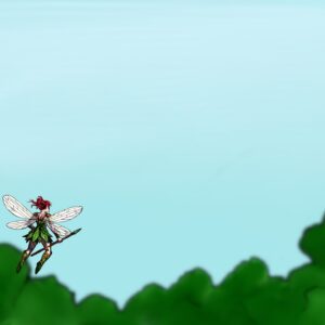 Drache im Feenwald -Smartphone & Desktop Wallpaper