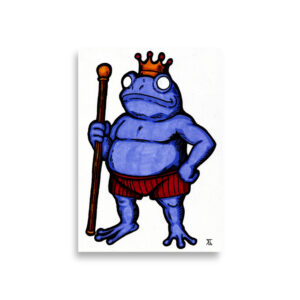 Froschkönig Blau