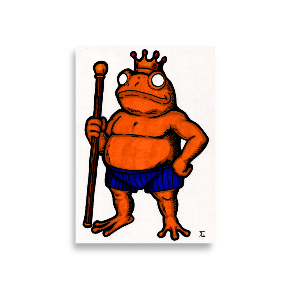 Froschkönig Orange