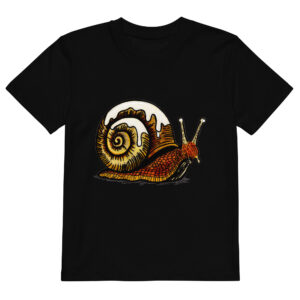 Veganes Kinder T-Shirt Zimtschnecke