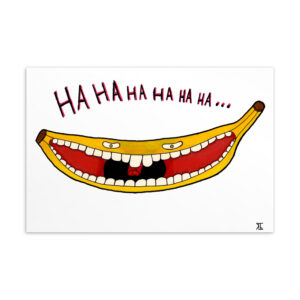 Lach Banane Standard-Postkarte